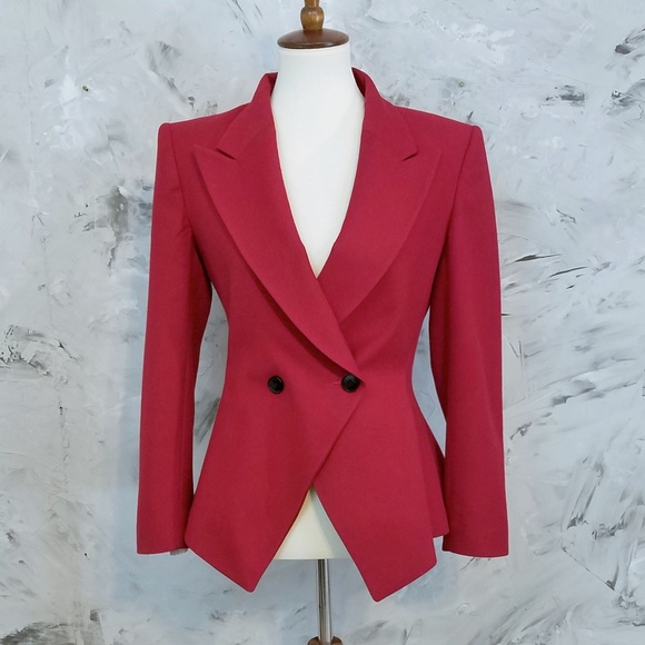 80s red blazer